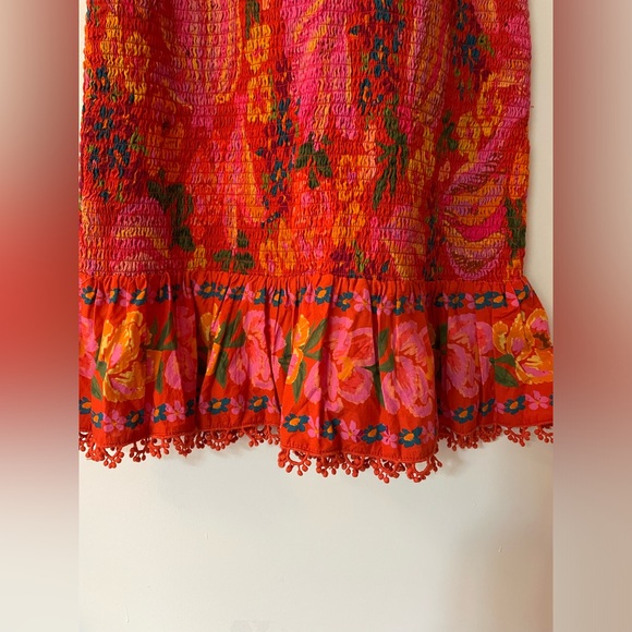 Farm Rio Red Spring Bananas Mini Dress - Picture 4 of 9